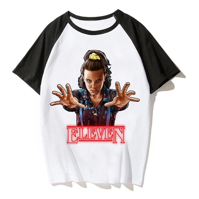 Hallowitch Costumes T Shirt With Eleven Print Stranger Things 3 Hallowitch Costumes T Shirt With Eleven Print Stranger Things