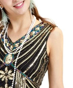 Hallowitch Costumes Women's Flapper Dress Gatsby Party Costume 1920s Black