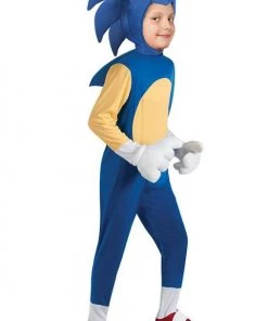 Hallowitch Costumes Sonic The Hedgehog Costume For Kids With Gloves