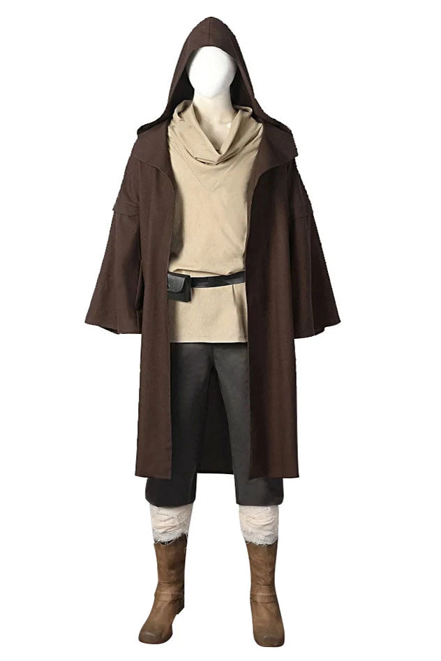 Hallowitch Costumes 2022 Obi-Wan Kenobi Costume Men's 4 Hallowitch Costumes 2022 Obi-Wan Kenobi Costume Men's