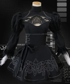 Hallowitch Costumes 2B Cosplay Costume. Nier Automata Dress Outfit 10 Hallowitch Costumes 2B Cosplay Costume. Nier Automata Dress Outfit