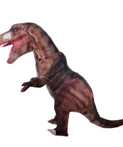 Hallowitch Costumes Adult Inflatable Brown Tyrannosaurus Costume Women's