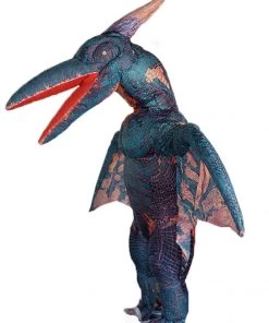 Hallowitch Costumes Women's Adult Inflatable Green Pterosaur Costume