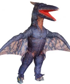 Hallowitch Costumes Adult Inflatable Blue Pterosaur Costume