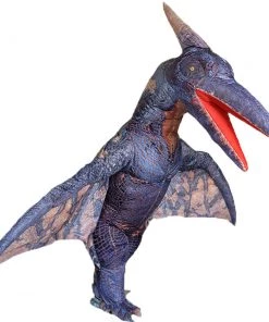 Hallowitch Costumes Adult Inflatable Blue Pterosaur Costume