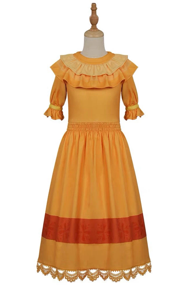 Hallowitch Costumes Girls' Adults' Pepa Madrigal Dress Encanto Costume. 3 Hallowitch Costumes Girls' Adults' Pepa Madrigal Dress Encanto Costume.