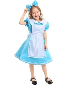 Hallowitch Costumes Girls' Alice In Wonderland Dress Costume