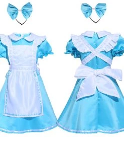 Hallowitch Costumes Girls' Alice In Wonderland Dress Costume