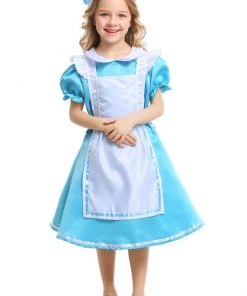 Hallowitch Costumes Girls' Alice In Wonderland Dress Costume