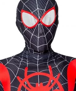 Hallowitch Costumes Boys' Miles Morales Suit Spider Man Costume For Boys And Adult Men