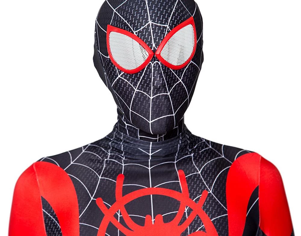 Hallowitch Costumes Boys' Miles Morales Suit Spider Man Costume For Boys And Adult Men 4 Hallowitch Costumes Boys' Miles Morales Suit Spider Man Costume For Boys And Adult Men