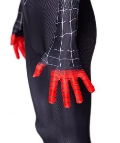 Hallowitch Costumes Boys Miles Morales Suit Costume Spiderman Into The Spiderverse Outfit