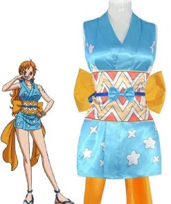 Hallowitch Costumes One Piece Nami Cosplay Costume