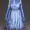 Hallowitch Costumes Girls' Olaf's Frozen Adventure Anna Dress Outfit For Kids