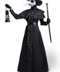 Hallowitch Costumes Men's Plague Doctor Steampunk Costumes For Adult