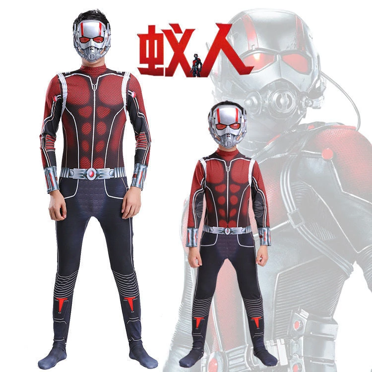 Hallowitch Costumes Ant-Man Cosplay Costumes For Adult And Kids 3 Hallowitch Costumes Ant-Man Cosplay Costumes For Adult And Kids