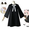 Hallowitch Costumes Spy X Family Cosplay Anya Forger Black Costume