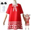 Hallowitch Costumes Girls' Anime Spy X Family Cosplay Anya Forger Red Costume