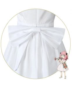 Hallowitch Costumes Anime Spy X Family Cosplay Anya Forger White Costume Girls'