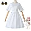 Hallowitch Costumes Anime Spy X Family Cosplay Anya Forger White Costume Girls' 1 Hallowitch Costumes Anime Spy X Family Cosplay Anya Forger White Costume Girls'