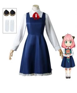 Hallowitch Costumes Anime Spy X Family Cosplay Anya Forger Costume