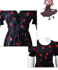 Hallowitch Costumes Anime Spy X Family Cosplay Anya Forger Strawberry Dress Costume 13 Hallowitch Costumes Anime Spy X Family Cosplay Anya Forger Strawberry Dress Costume