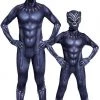 Hallowitch Costumes Black Panther Costume For Adult And Kids Boys' 1 Hallowitch Costumes Black Panther Costume For Adult And Kids Boys'