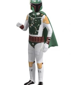 Hallowitch Costumes Star Wars Deluxe Boba Fett Costume For Adult And Kids