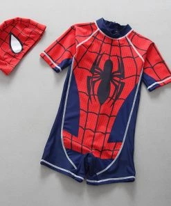 Hallowitch Costumes Boys' Boys Spiderman Swimsuit