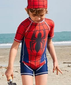 Hallowitch Costumes Boys' Boys Spiderman Swimsuit