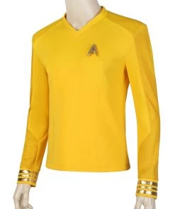 Hallowitch Costumes Men's Captain Christopher Pike Uniform, Star Trek Cosplay Costume