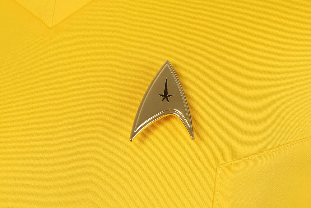 Hallowitch Costumes Men's Captain Christopher Pike Uniform, Star Trek Cosplay Costume 7 Hallowitch Costumes Men's Captain Christopher Pike Uniform, Star Trek Cosplay Costume