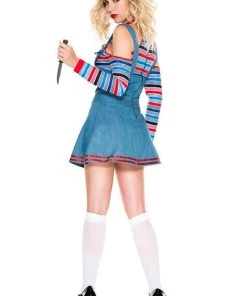 Hallowitch Costumes Women's Child's Play Chucky Costume For Adult