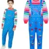 Hallowitch Costumes Child's Play Chucky Costume For Boys Boys' 1 Hallowitch Costumes Child's Play Chucky Costume For Boys Boys'