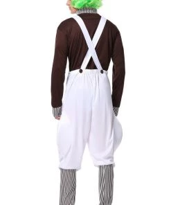 Hallowitch Costumes Oompa Loompa Costume. Charlie And The Chocolate Factory Men's