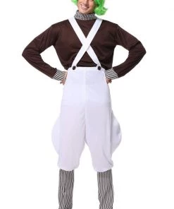 Hallowitch Costumes Oompa Loompa Costume. Charlie And The Chocolate Factory Men's