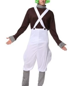 Hallowitch Costumes Oompa Loompa Costume. Charlie And The Chocolate Factory Men's