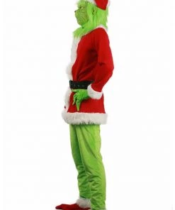 Hallowitch Costumes Men's Grinch Santa Costume For Men