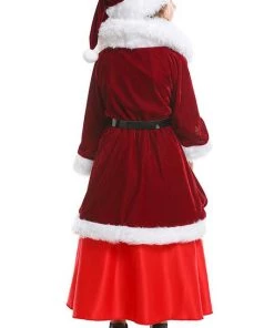 Hallowitch Costumes Mrs Santa Claus Suit Dress Costume For Kids