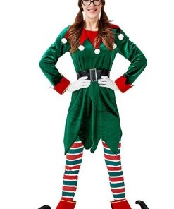 Hallowitch Costumes Christmas Elf Costume For Adult Women Women's