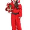 Hallowitch Costumes Christmas Onesie Costume For Kids-Red