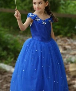 Hallowitch Costumes Cinderella Inspired Princess Dress For Kids Girls