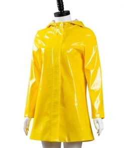 Hallowitch Costumes Coraline Jones Cosplay Yellow Coat Costume