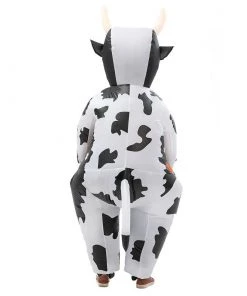 Hallowitch Costumes Adult Inflatable Cow Mascot Costume Halloween