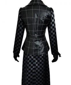 Hallowitch Costumes Adults' Cruella De Vil Costume Black Leather Suit