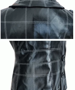 Hallowitch Costumes Adults' Cruella De Vil Costume Black Leather Suit