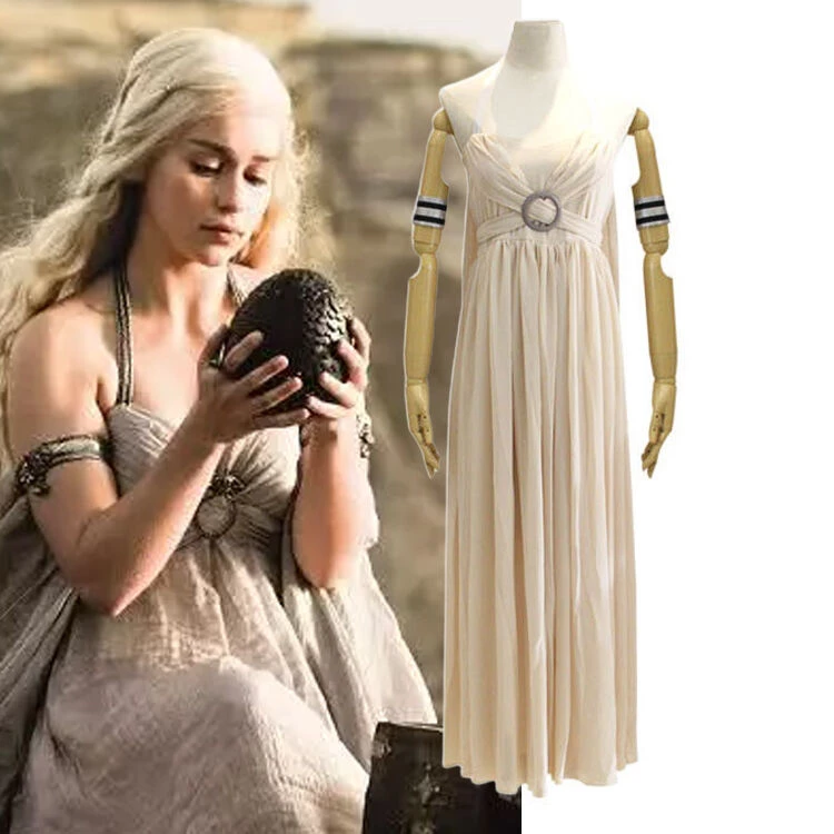 Game Of Thrones Costume Daenerys Targaryen Long Dress For Adult 7 Game Of Thrones Costume Daenerys Targaryen Long Dress For Adult