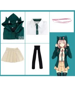 Hallowitch Costumes Women's DanganRonpa Chiaki Nanami Cosplay Costume