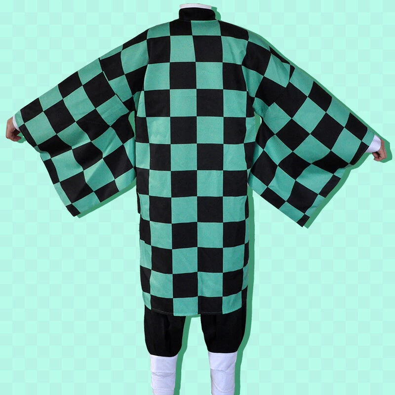 Hallowitch Costumes Tanjiro Kamado Cosplay Costume - Demon Slayer Kimetsu No Yaiba 4 Hallowitch Costumes Tanjiro Kamado Cosplay Costume - Demon Slayer Kimetsu No Yaiba