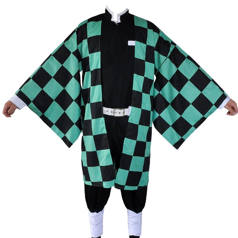Hallowitch Costumes Tanjiro Kamado Cosplay Costume - Demon Slayer Kimetsu No Yaiba 5 Hallowitch Costumes Tanjiro Kamado Cosplay Costume - Demon Slayer Kimetsu No Yaiba